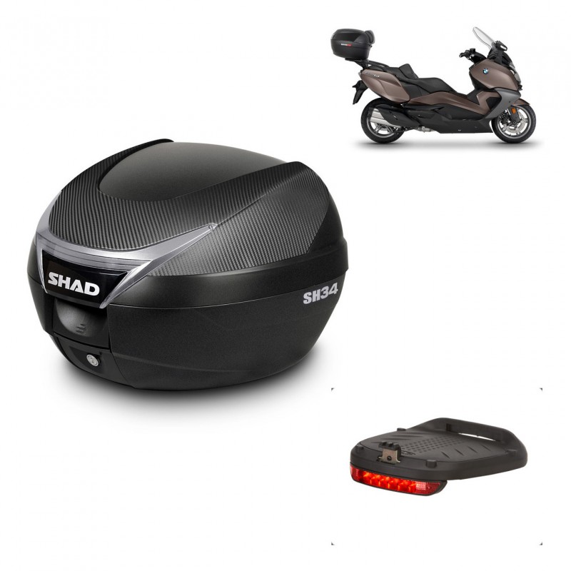 SHAD Baul SH34 + soporte montaje luz de freno KIT-440447