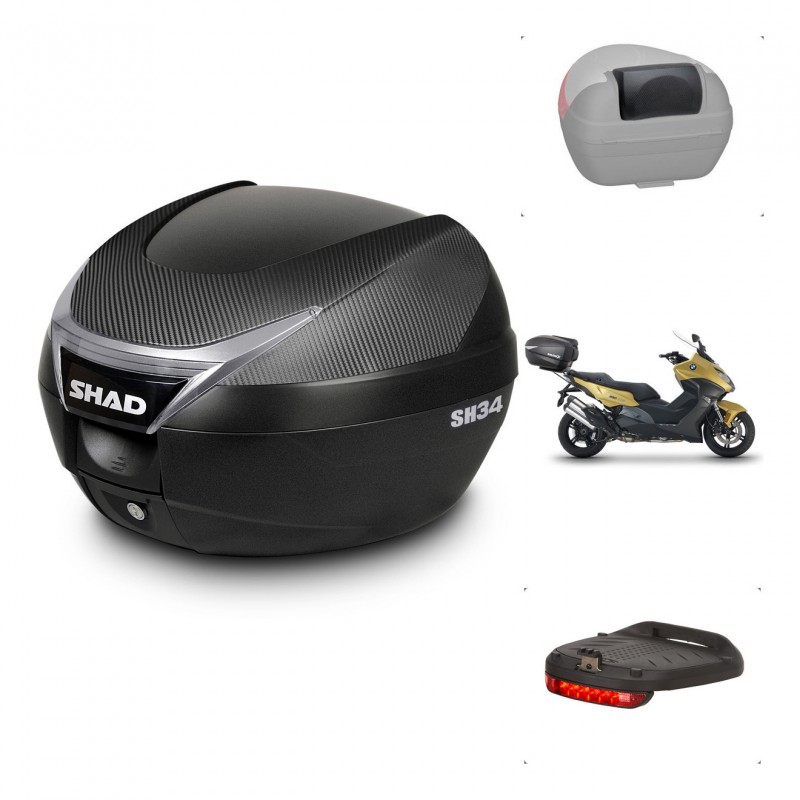 SHAD SH34 trunk + mounting bracket accessories KIT-440453