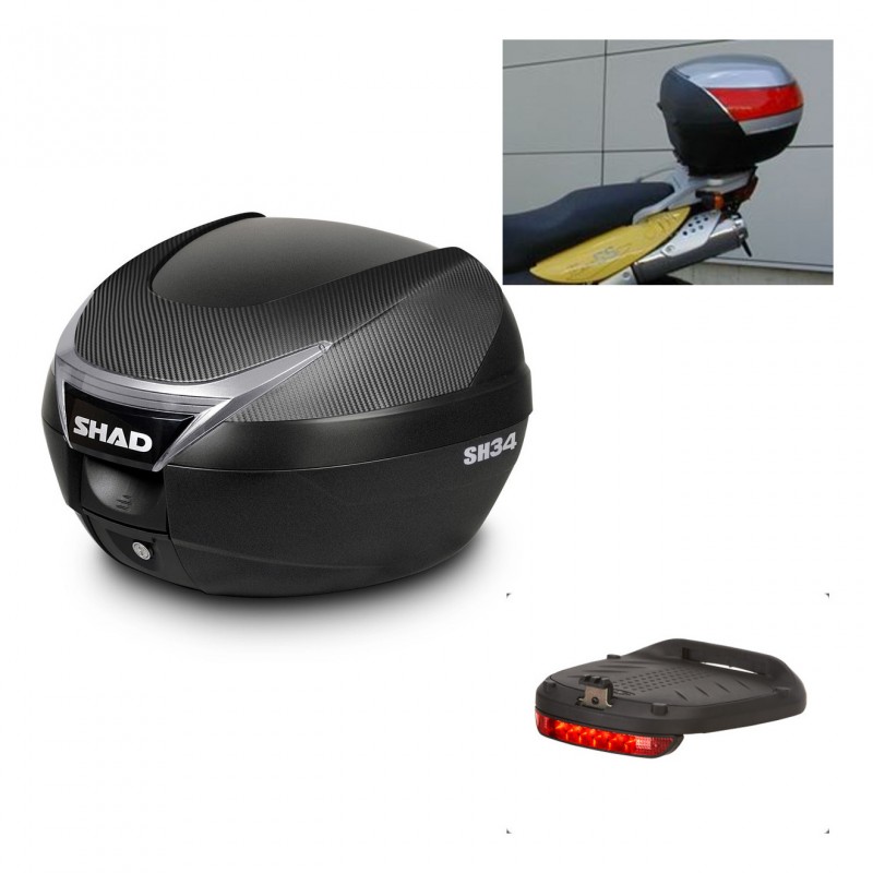 SHAD Baul SH34 + soporte montaje luz de freno KIT-440455