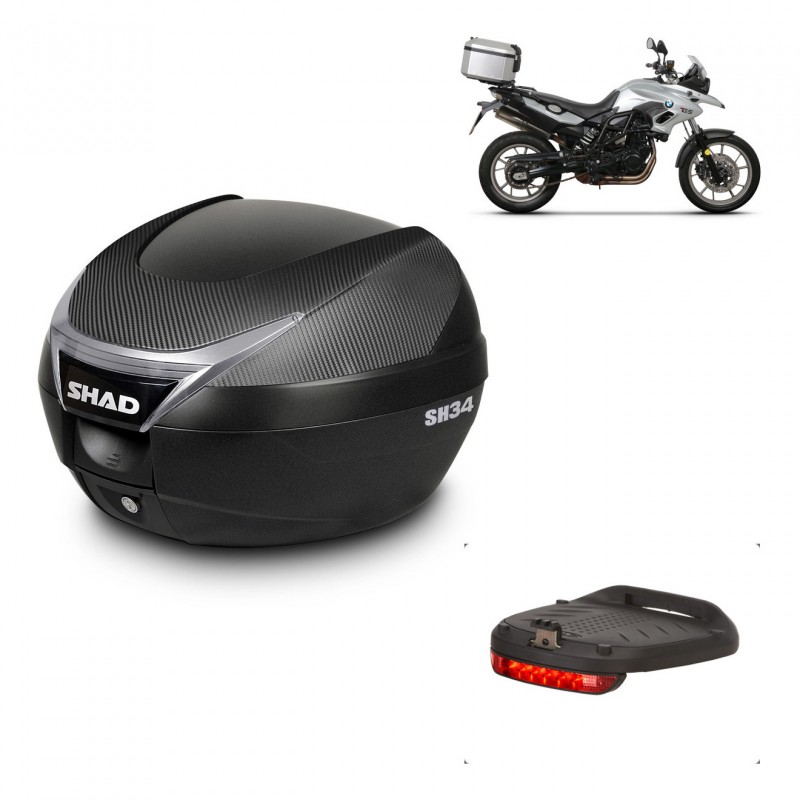 SHAD Baul SH34 + soporte montaje luz de freno KIT-440459