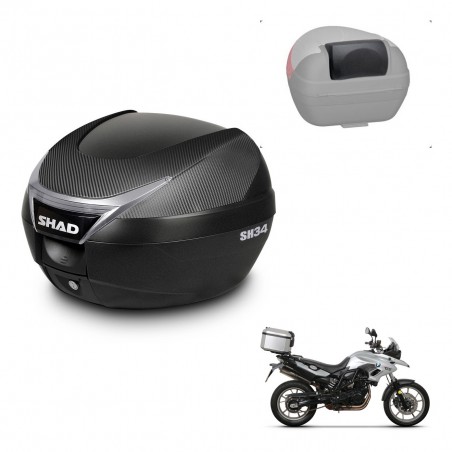 SHAD Baul SH34 + soporte montaje respaldo KIT-440460