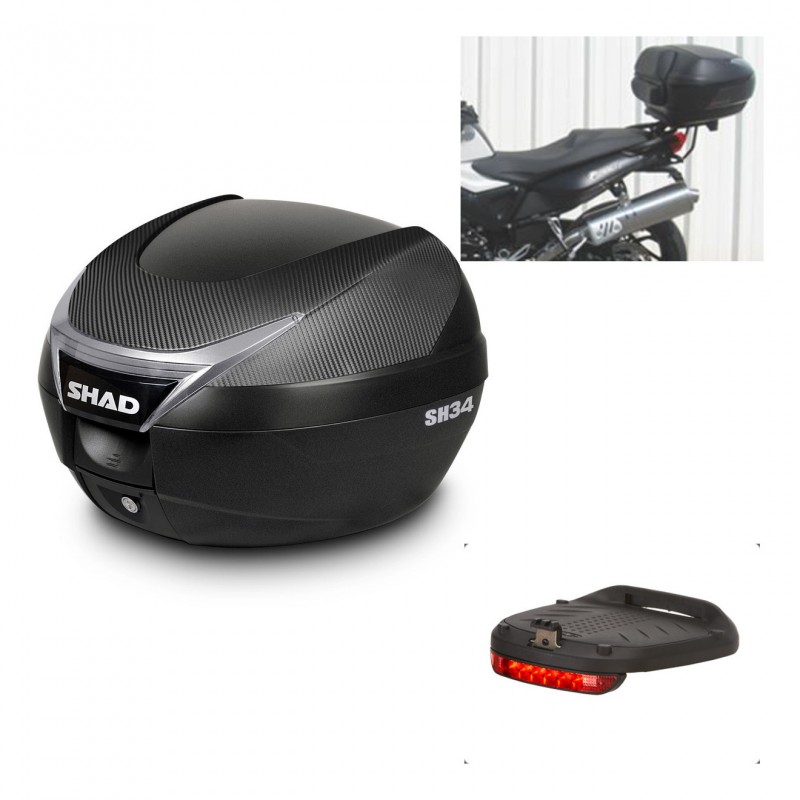 SHAD Baul SH34 + soporte montaje luz de freno KIT-440463