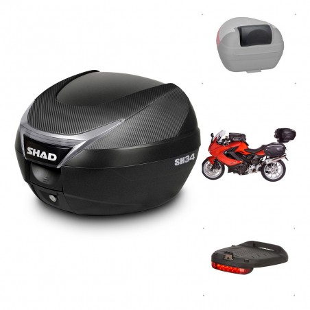 SHAD Baul SH34 + soporte montaje accesorios KIT-440473