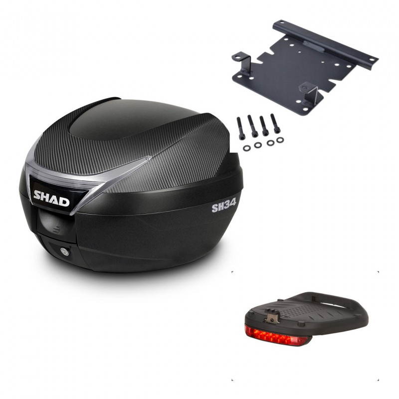 SHAD Baul SH34 + soporte montaje luz de freno KIT-440475