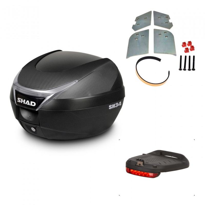 SHAD Baul SH34 + soporte montaje luz de freno KIT-440479
