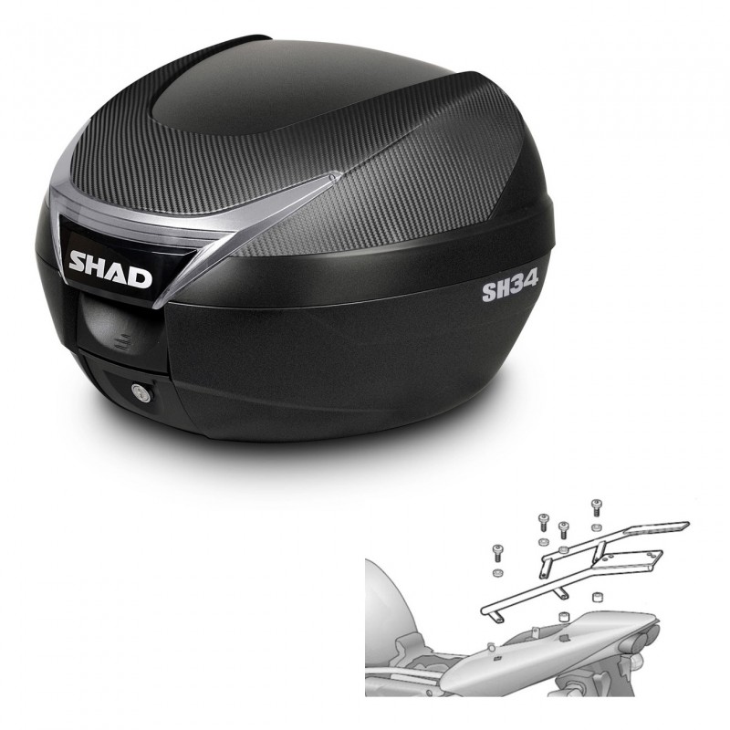 SHAD Baul SH34 + soporte montaje KIT-440490