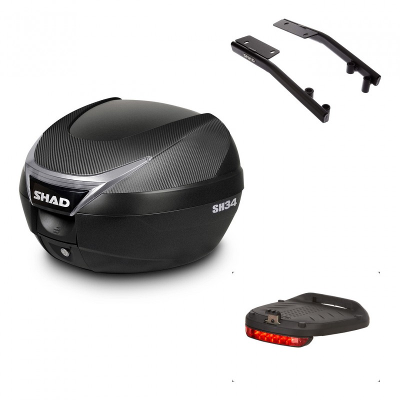 SHAD Baul SH34 + soporte montaje luz de freno KIT-440499