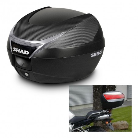 SHAD SH34 trunk + mounting bracket KIT-440502