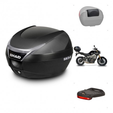 SHAD Baul SH34 + soporte montaje accesorios KIT-440513