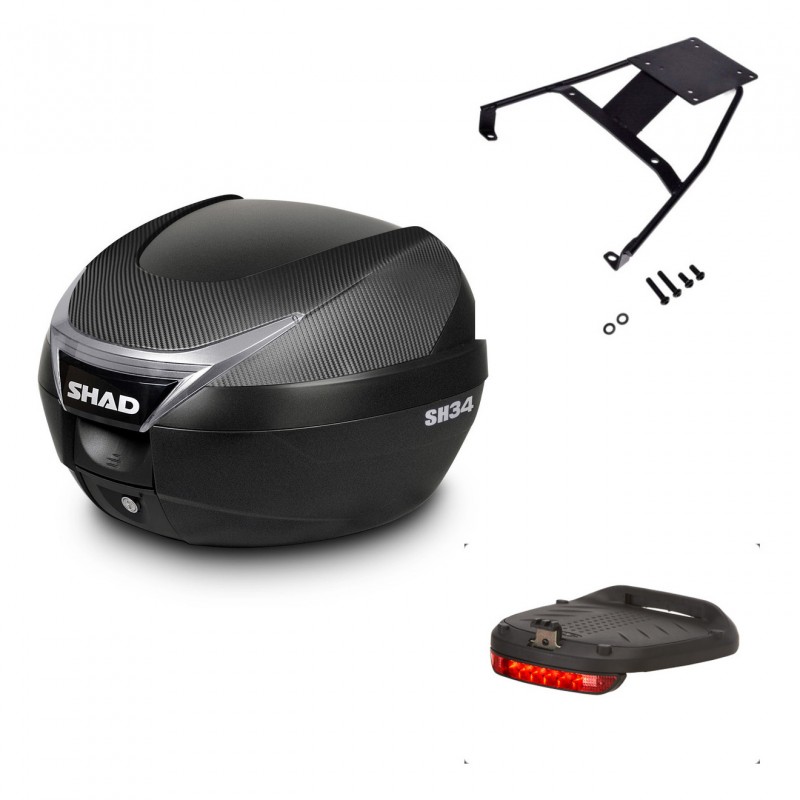 SHAD Baul SH34 + soporte montaje luz de freno KIT-440515