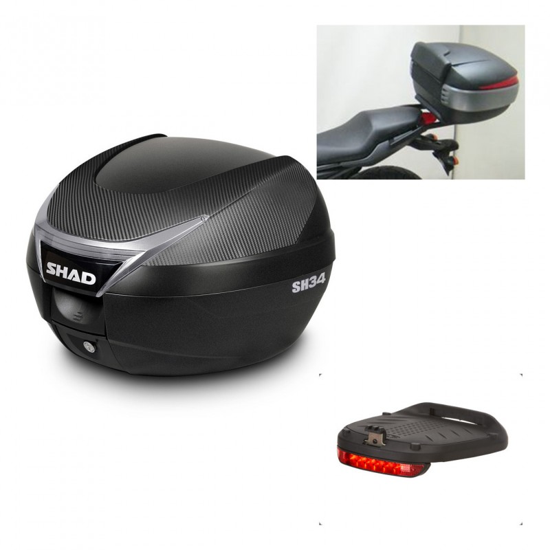 SHAD Baul SH34 + soporte montaje luz de freno KIT-440531