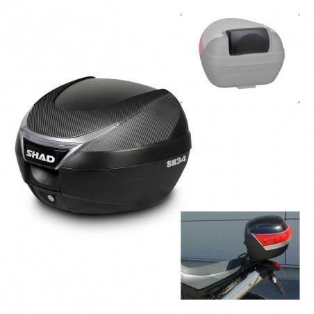 SHAD Baul SH34 + soporte montaje respaldo KIT-440544