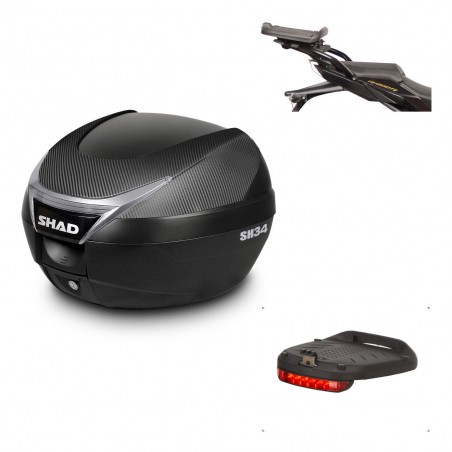 SHAD SH34 trunk + mounting bracket brake light KIT-440555