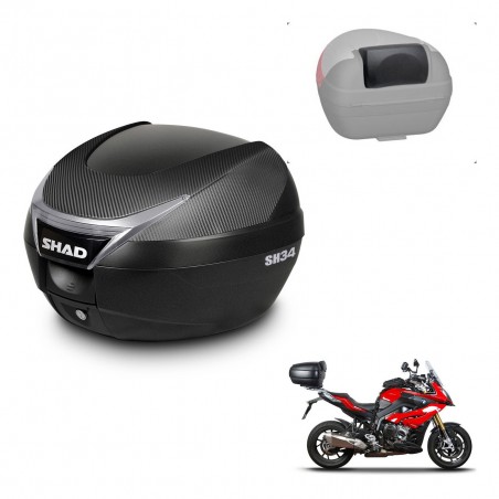 SHAD Trunk SH34 + mounting bracket backrest KIT-440564