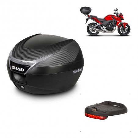 SHAD Baul SH34 + soporte montaje luz de freno KIT-440567