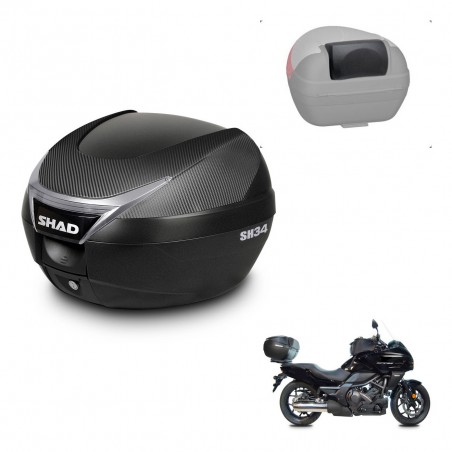 SHAD Baul SH34 + soporte montaje respaldo KIT-440576