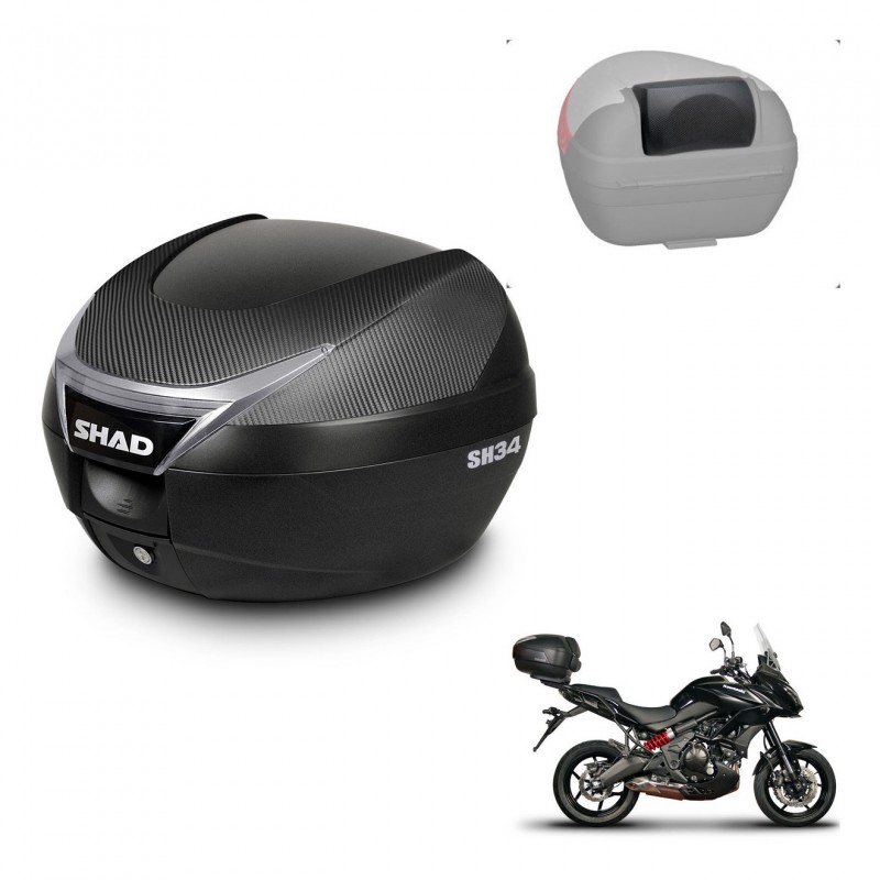 SHAD Baul SH34 + soporte montaje respaldo KIT-440584
