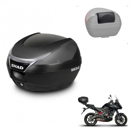 SHAD Trunk SH34 + mounting bracket backrest KIT-440584