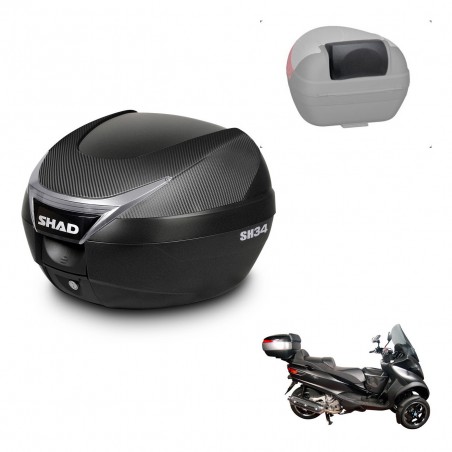 SHAD Baul SH34 + soporte montaje respaldo KIT-440592