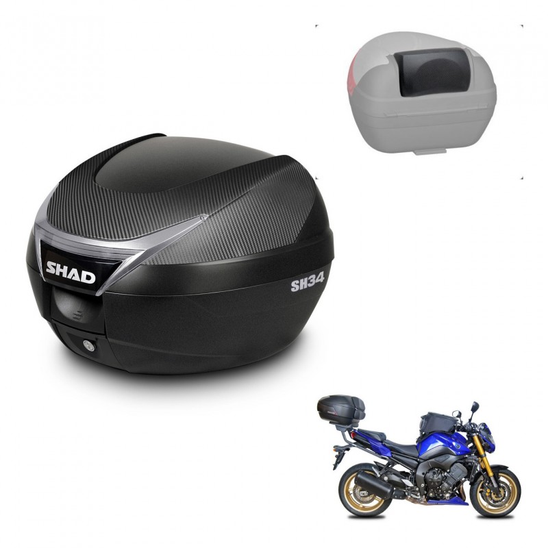 SHAD Baul SH34 + soporte montaje respaldo KIT-440596