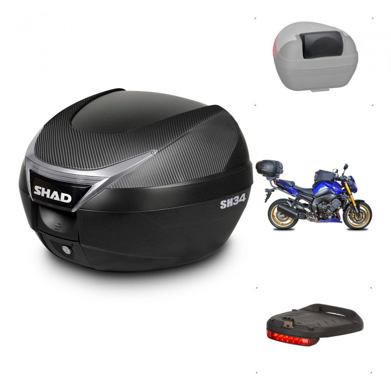 SHAD Baul SH34 + soporte montaje accesorios KIT-440597