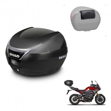 SHAD Baul SH34 + soporte montaje respaldo KIT-440604