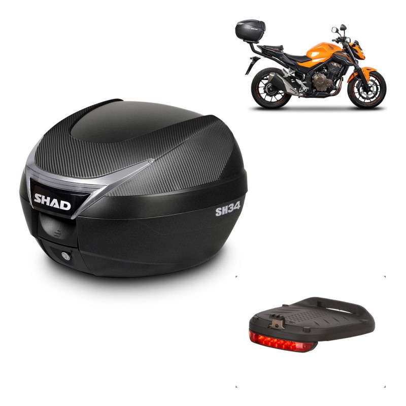 SHAD Baul SH34 + soporte montaje luz de freno KIT-440615