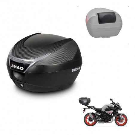 SHAD Trunk SH34 + mounting bracket backrest KIT-440640