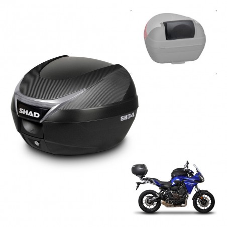 SHAD Trunk SH34 + mounting bracket backrest KIT-440648