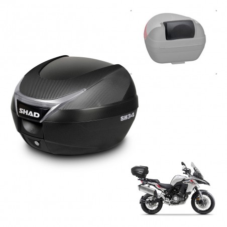 SHAD Trunk SH34 + mounting bracket backrest KIT-440652