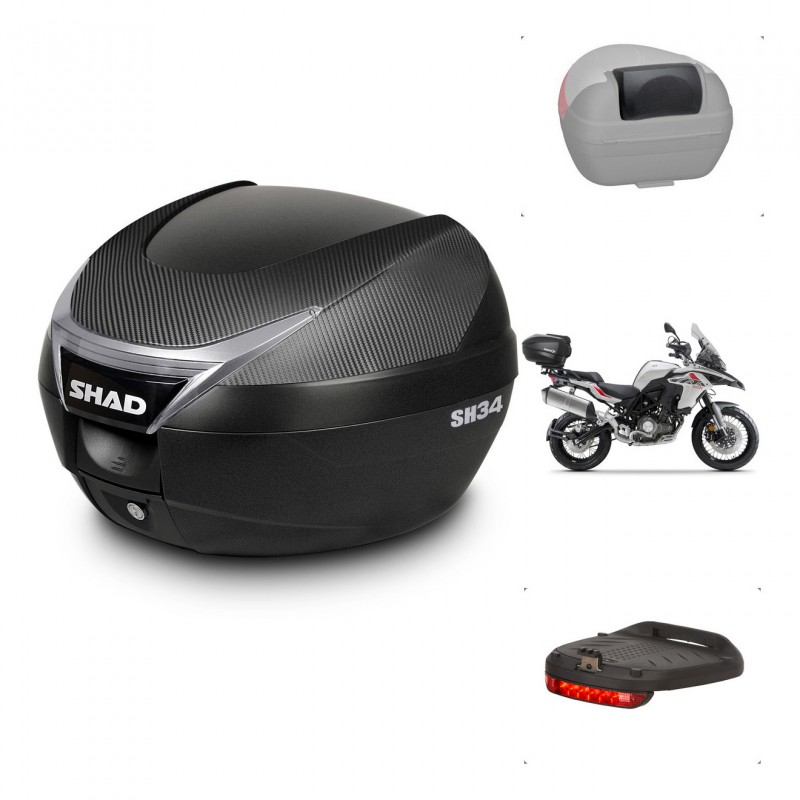 SHAD Baul SH34 + soporte montaje accesorios KIT-440653
