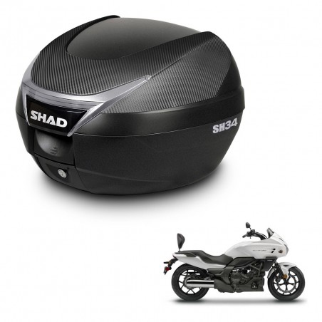 SHAD SH34 trunk + mounting bracket KIT-440658