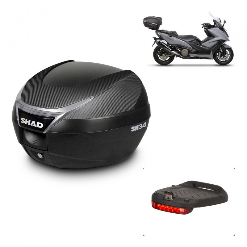 SHAD Baul SH34 + soporte montaje luz de freno KIT-440675
