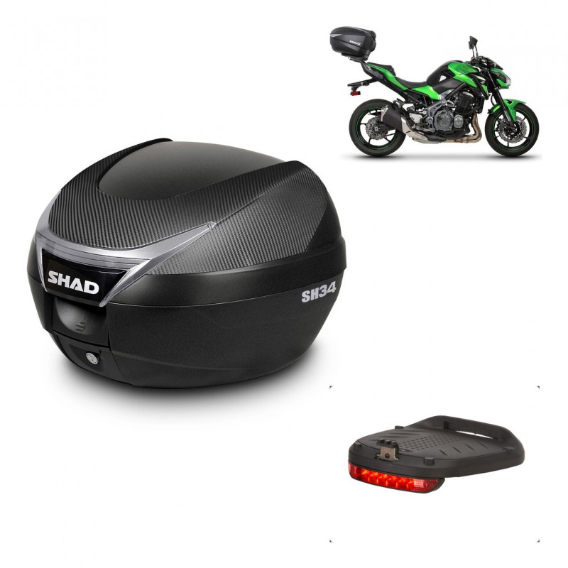 SHAD Baul SH34 + soporte montaje luz de freno KIT-440683