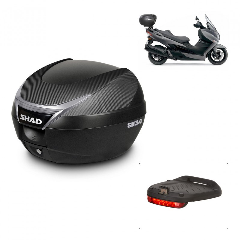 SHAD Baul SH34 + soporte montaje luz de freno KIT-440687