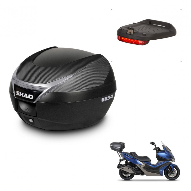 SHAD Baul SH34 + soporte montaje luz de freno KIT-440731
