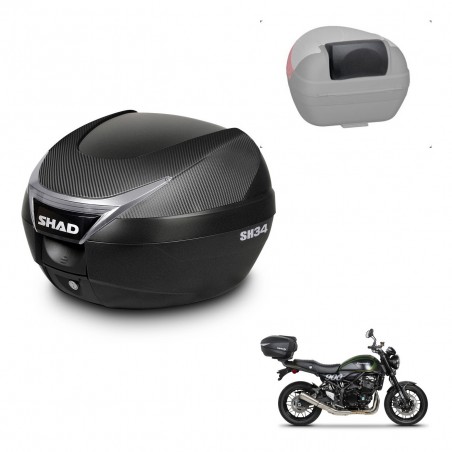 SHAD Trunk SH34 + mounting bracket backrest KIT-440736