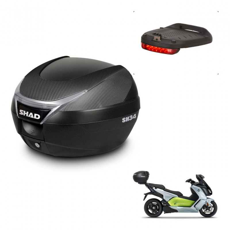 SHAD Baul SH34 + soporte montaje luz de freno KIT-440759