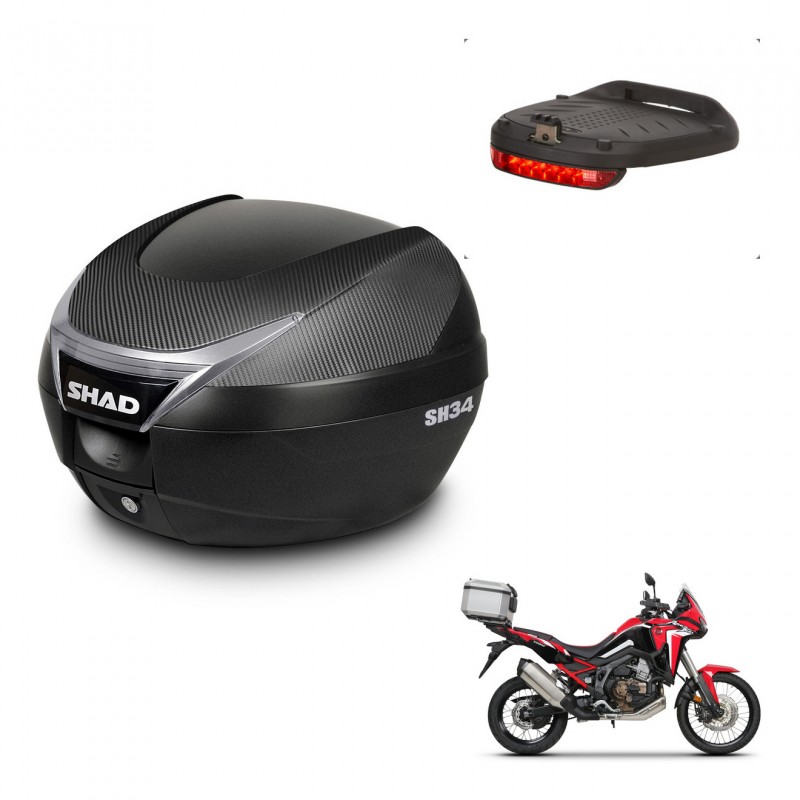 SHAD Baul SH34 + soporte montaje luz de freno KIT-440803