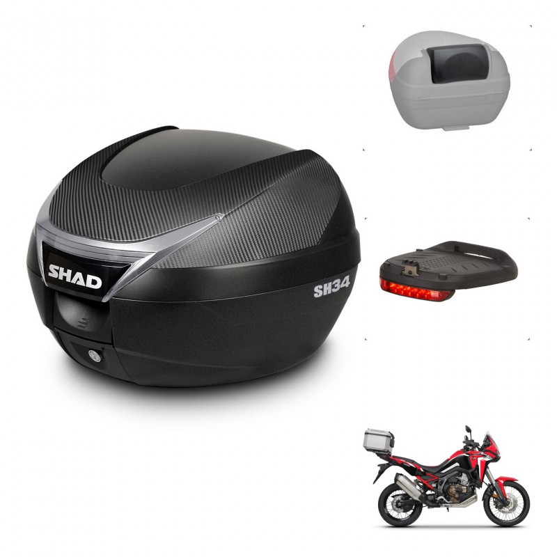 SHAD Baul SH34 + soporte montaje accesorios KIT-440805