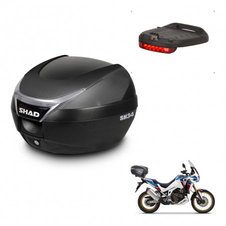 SHAD SH34 trunk + mounting bracket brake light KIT-440807