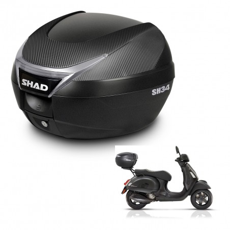 SHAD Baul SH34 + soporte montaje KIT-440814