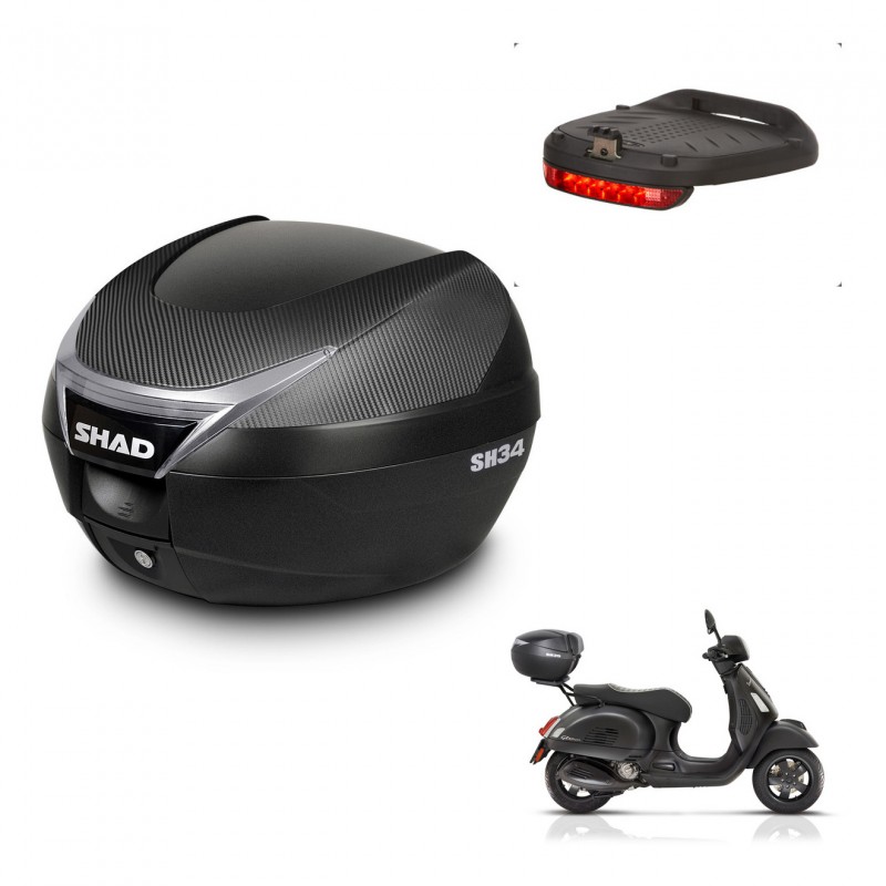 SHAD SH34 trunk + mounting bracket brake light KIT-440815