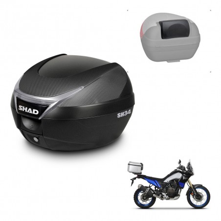 SHAD Baul SH34 + soporte montaje respaldo KIT-440820