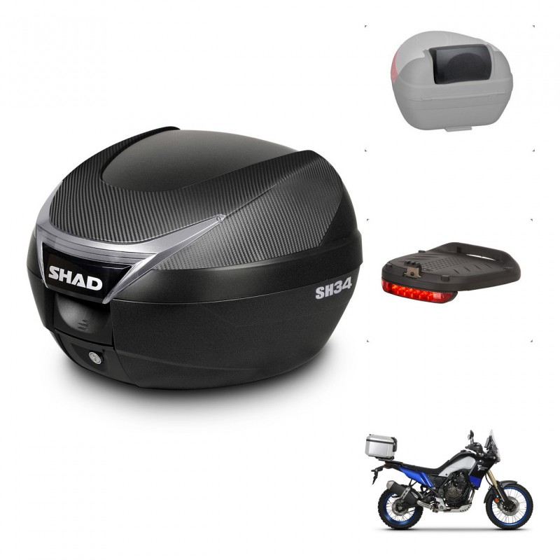 SHAD Baul SH34 + soporte montaje accesorios KIT-440821