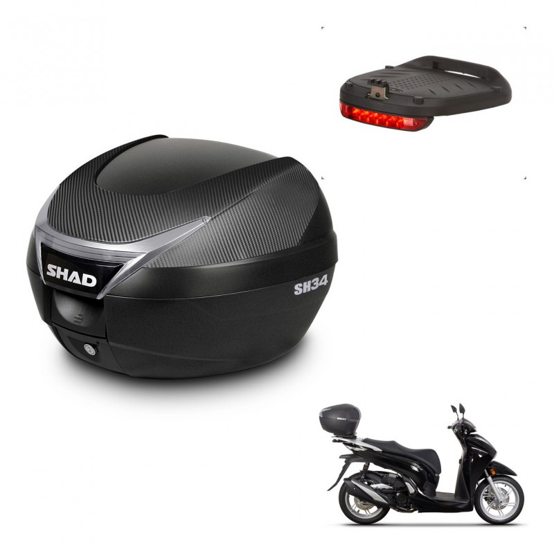 SHAD Baul SH34 + soporte montaje luz de freno KIT-440839