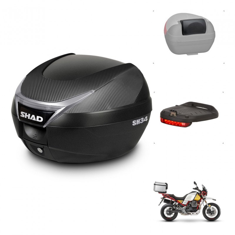 SHAD Baul SH34 + soporte montaje accesorios KIT-440853
