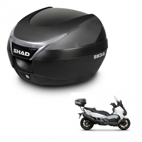 SHAD SH34 trunk + mounting bracket KIT-440866