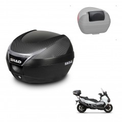 SHAD Baul SH34 + soporte montaje respaldo KIT-440868