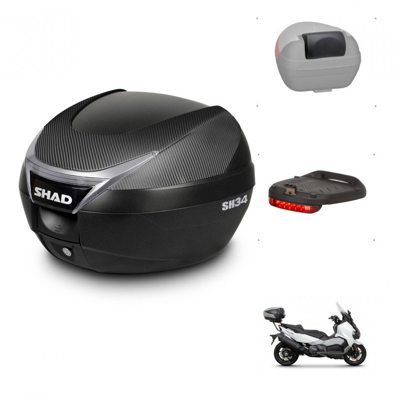 SHAD SH34 trunk + mounting bracket accessories KIT-440869